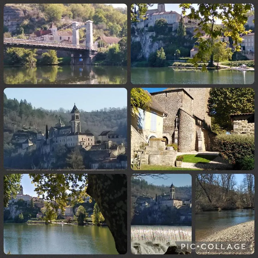 A Deux Pas De St Cirq Lapopie , Gite Des Murets De L'Isa Esclauzels